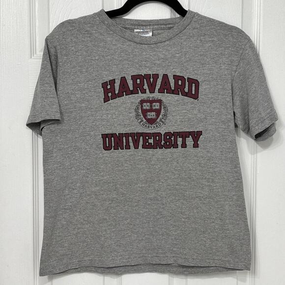 Champion Other - Harvard university t shirt Cambridge Boston MA GRAY short sleeve Champion Size M
